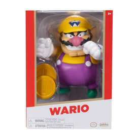 Wario Official Nintendo 4" Articulated Figure by Jakks Pacific