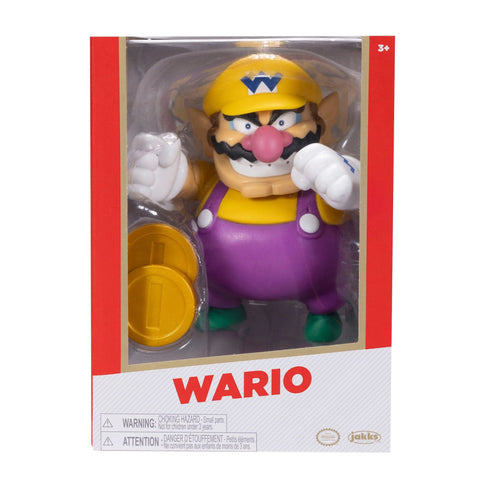 Wario Official Nintendo 4" Articulated Figure by Jakks Pacific