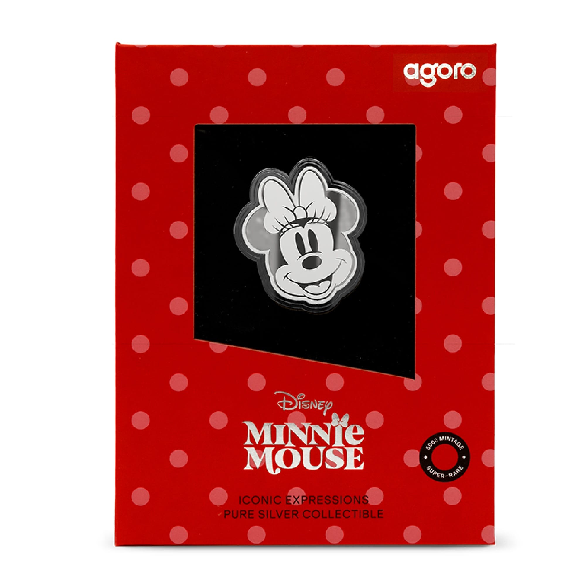 Minnie Mouse - Mickey and Friends - Iconic Expressions Silver Collectible by Agoro