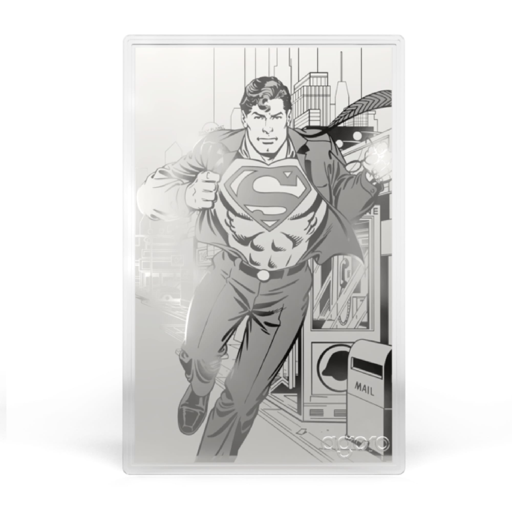 Superman DC Comics Blind Box Silver Collectible by Agoro