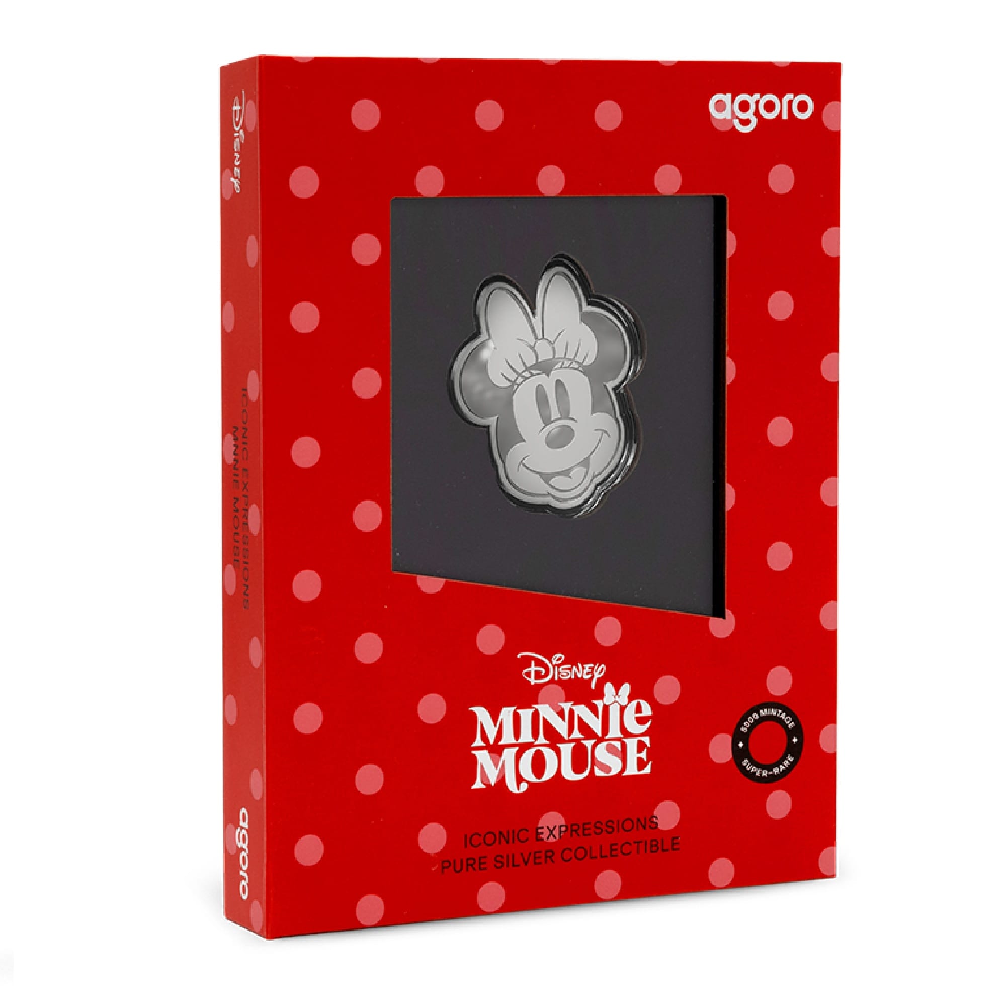 Minnie Mouse - Mickey and Friends - Iconic Expressions Silver Collectible by Agoro