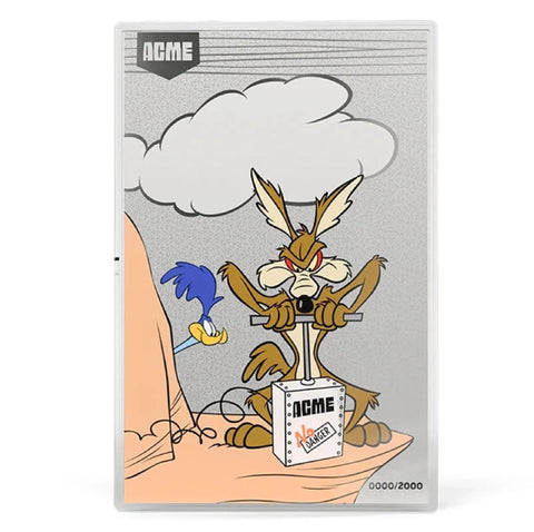 Wile E. Coyote Acme TNT Plunger - Looney Tunes 5g Silver Collectible by Agoro