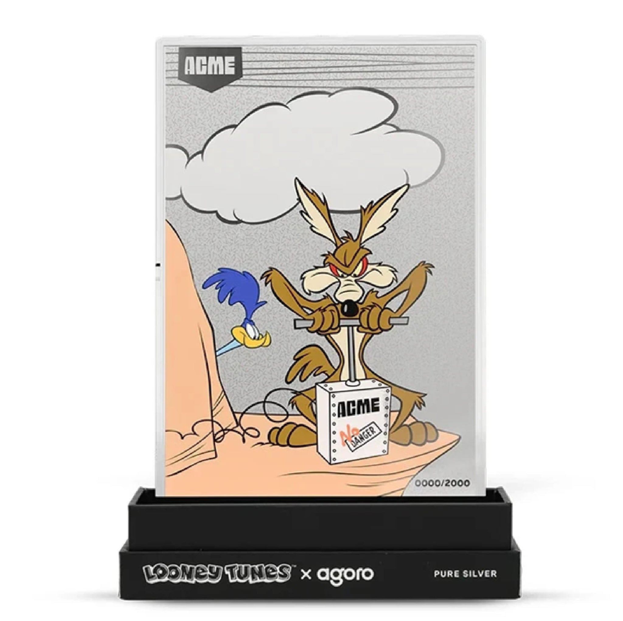 Wile E. Coyote Acme TNT Plunger - Looney Tunes 5g Silver Collectible by Agoro