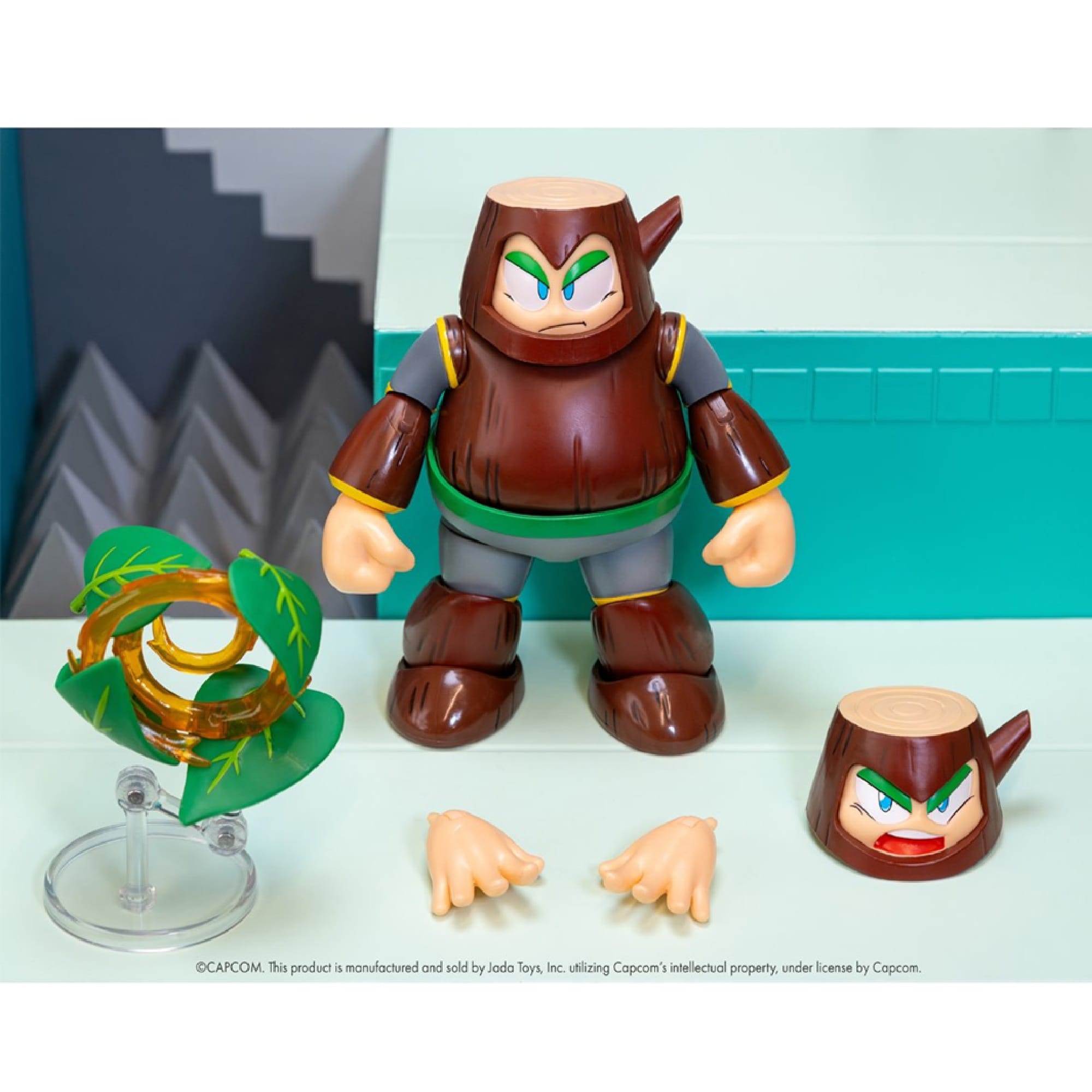 Wood Man - Mega Man Villain 1:12 Scale Deluxe Action Figure by Jada Toys