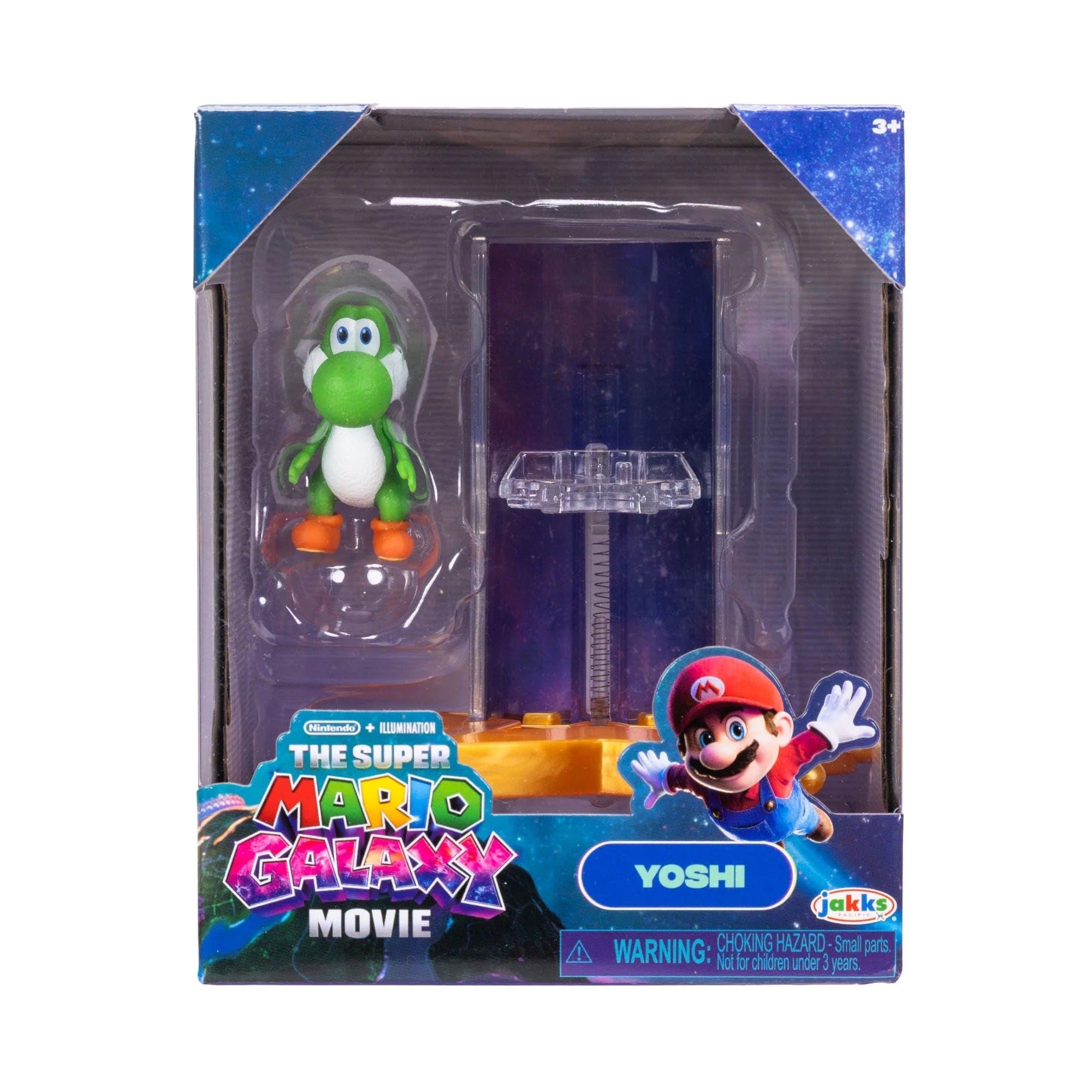 Yoshi 1.5 inch Feature Figs Super Mario Galaxy Movie Jakks Pacific