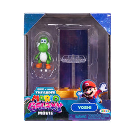Yoshi 1.5 inch Feature Figs Super Mario Galaxy Movie Jakks Pacific