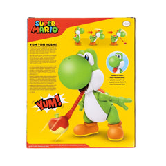 Yum Yum Yoshi 9.5-Inch Interactive Figure Super Mario by JAKKS Pacific