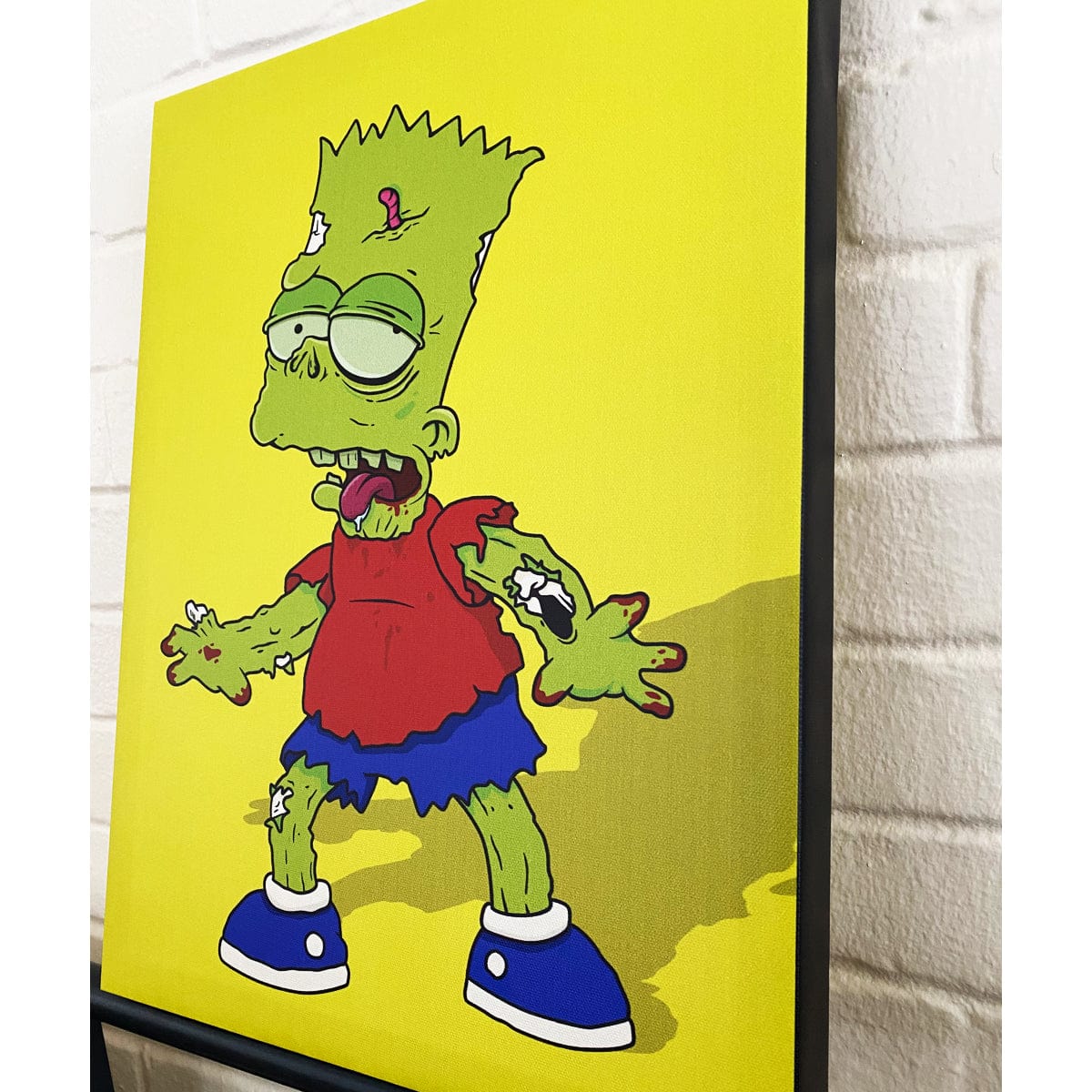 Zombart - The Simpsons Gallery Wrapped Canvas 12x16 Print