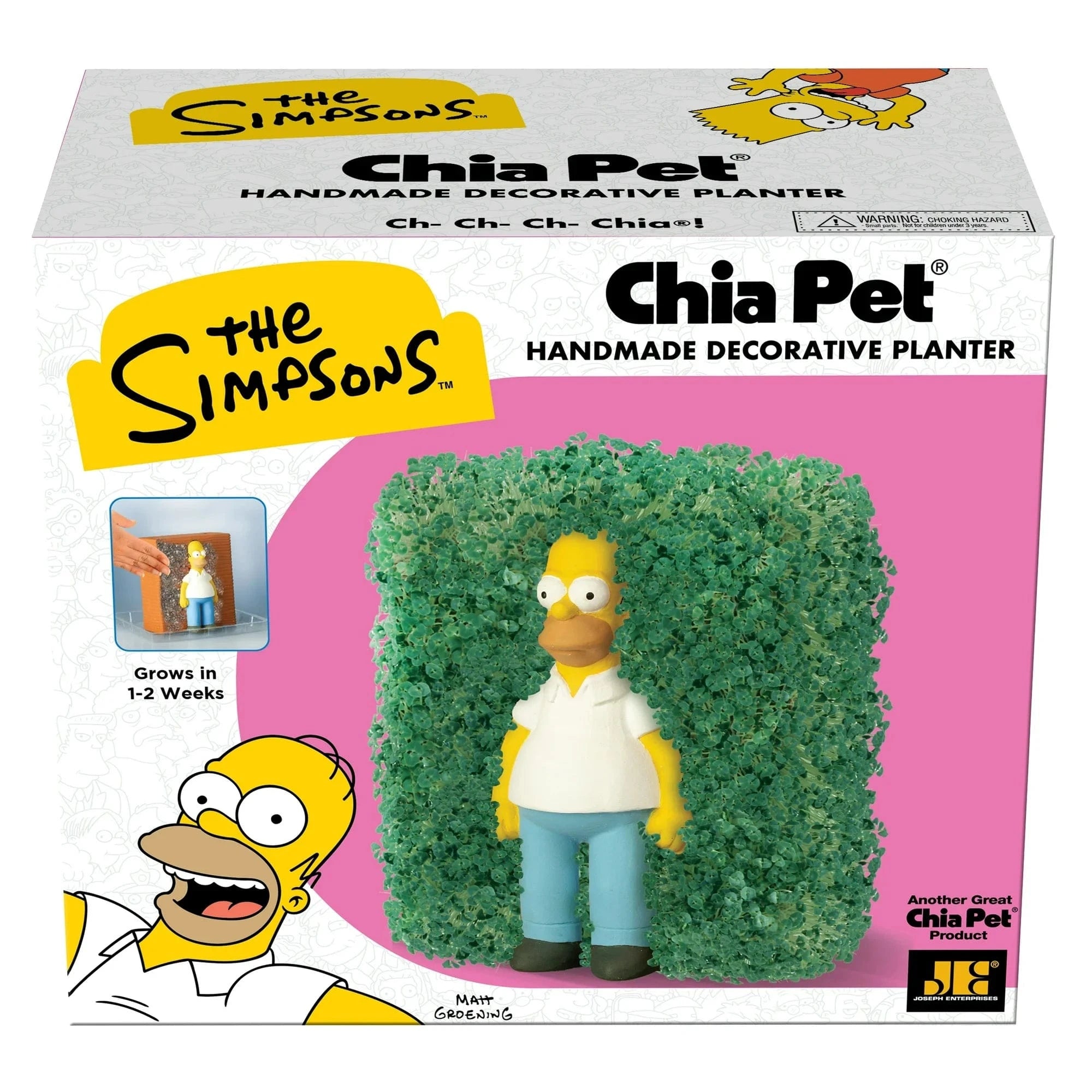Homer in Hedges - The Simpsons Chia Pet