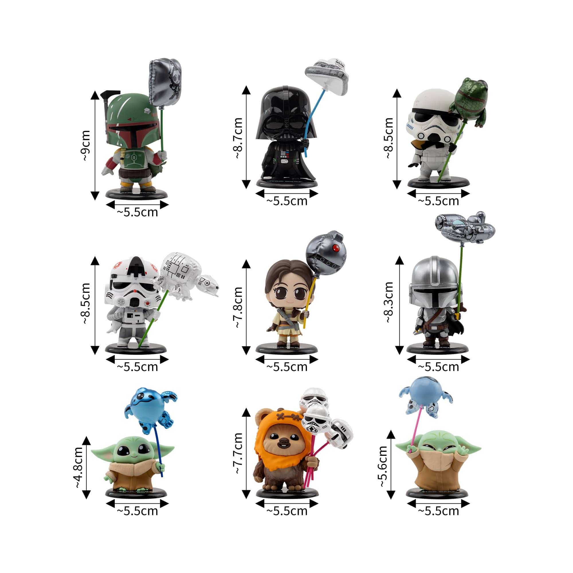 Star Wars Balloon Cosbi Bobble-Head Collection Single Blind Box by Yume