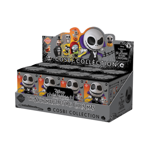 Disney's Nightmare Before Christmas Cosbi Bobble Head Sealed Case Contains 8 Blind Boxes