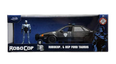 RoboCop Hollywood Rides 1:24 Scale 1986 Ford Taurus Police Car with RoboCop Figure by Jada Toys