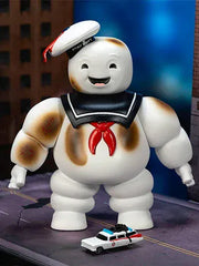 Ghostbusters Nanoscene 6-Inch Stay Puft Marshmallow Man with Nano Ecto-1 Die-Cast Vehicle by Jada Toys