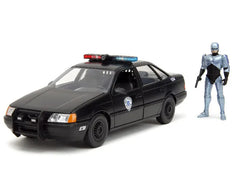 RoboCop Hollywood Rides 1:24 Scale 1986 Ford Taurus Police Car with RoboCop Figure by Jada Toys