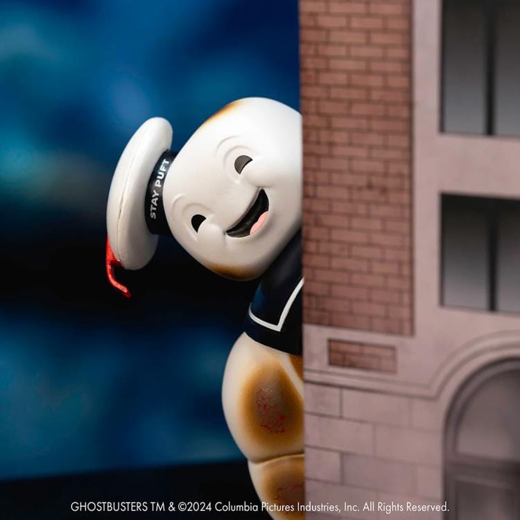 Ghostbusters Nanoscene 6-Inch Stay Puft Marshmallow Man with Nano Ecto-1 Die-Cast Vehicle by Jada Toys