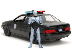 RoboCop Hollywood Rides 1:24 Scale 1986 Ford Taurus Police Car with RoboCop Figure by Jada Toys