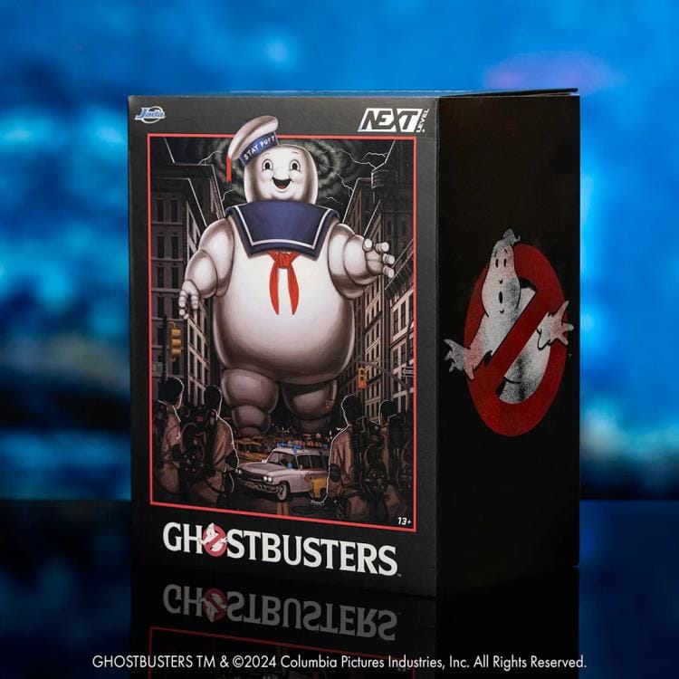 Ghostbusters Nanoscene 6-Inch Stay Puft Marshmallow Man with Nano Ecto-1 Die-Cast Vehicle by Jada Toys