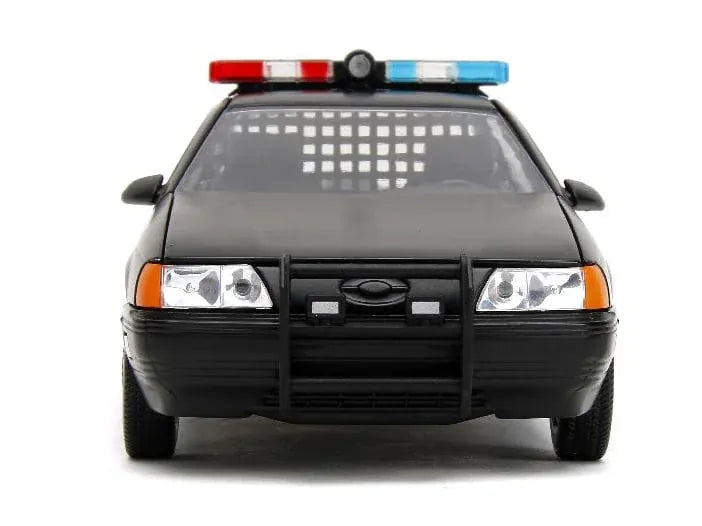 RoboCop Hollywood Rides 1:24 Scale 1986 Ford Taurus Police Car with RoboCop Figure by Jada Toys