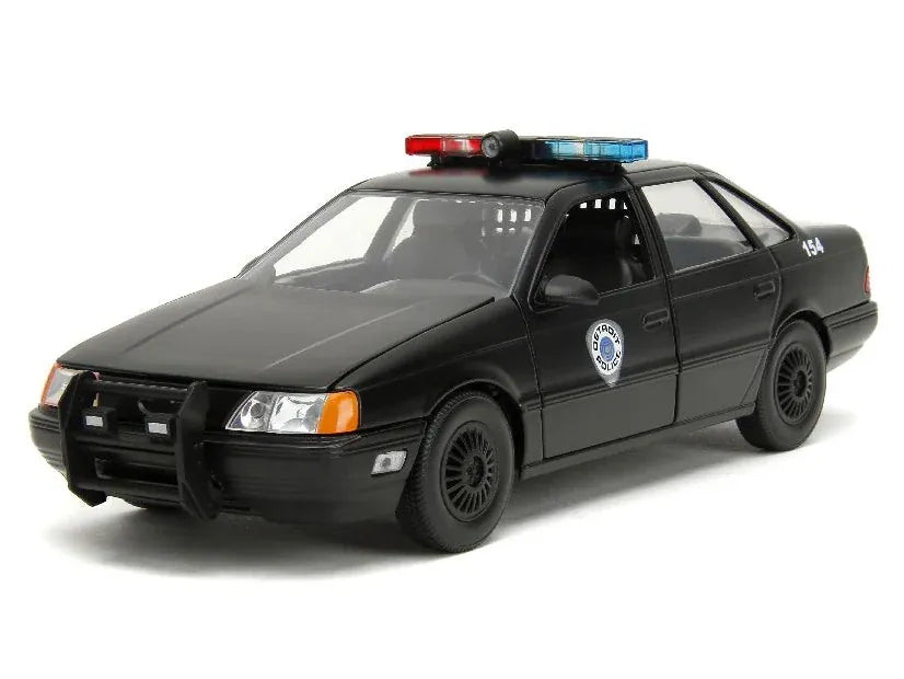 RoboCop Hollywood Rides 1:24 Scale 1986 Ford Taurus Police Car with RoboCop Figure by Jada Toys