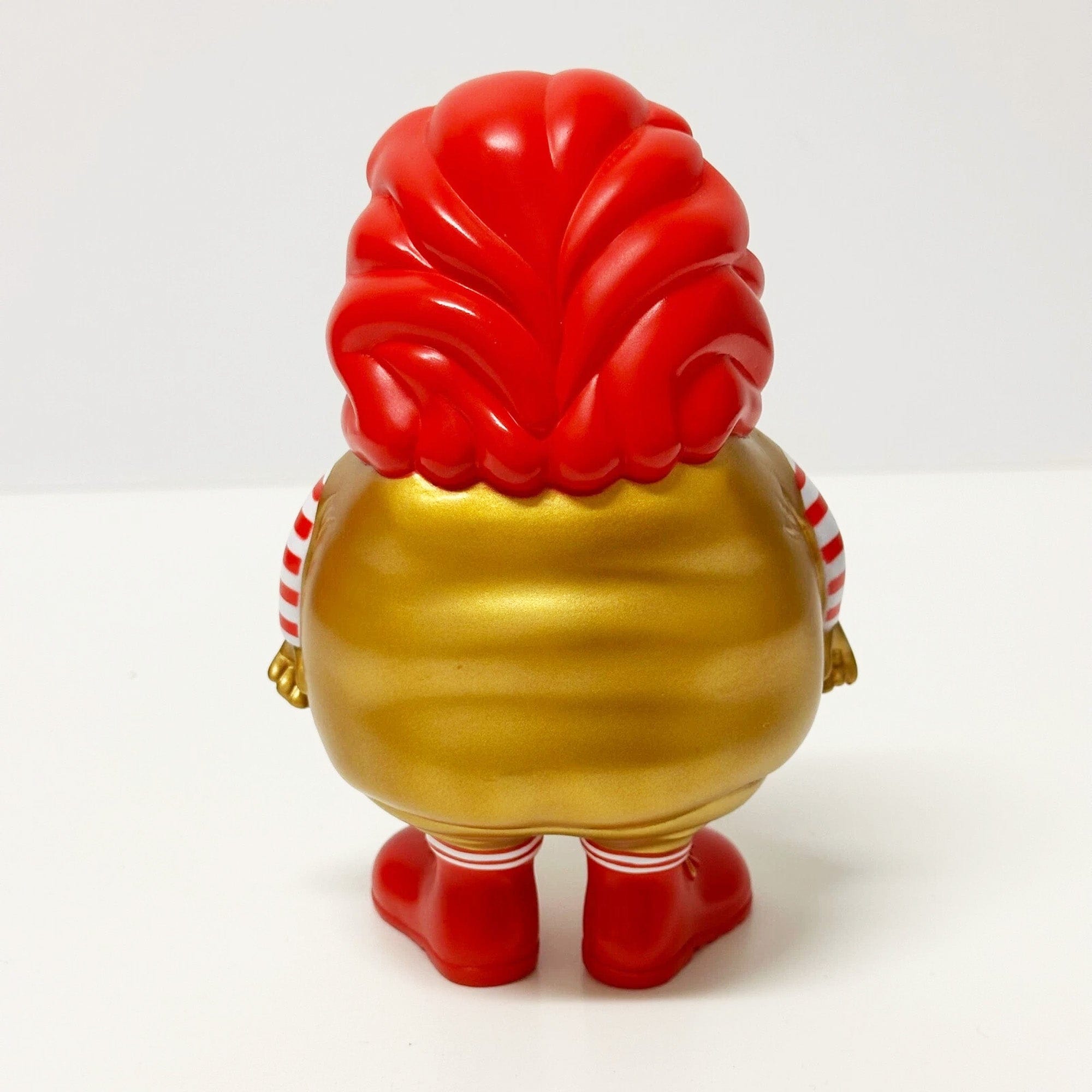 Gold & Red Clear Skull McSupersized Sofubi Vinyl 6