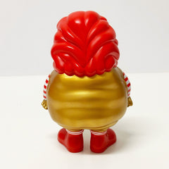 Gold & Red Clear Skull McSupersized Sofubi Vinyl 6