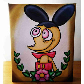 "Ren Hoek" Ren & Stimpy Inspired Art Gallery Wrapped Canvas Print 8x10 by JesseJFR