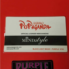 MC Supersized Purple Black Light Magic by Ron English Popaganda