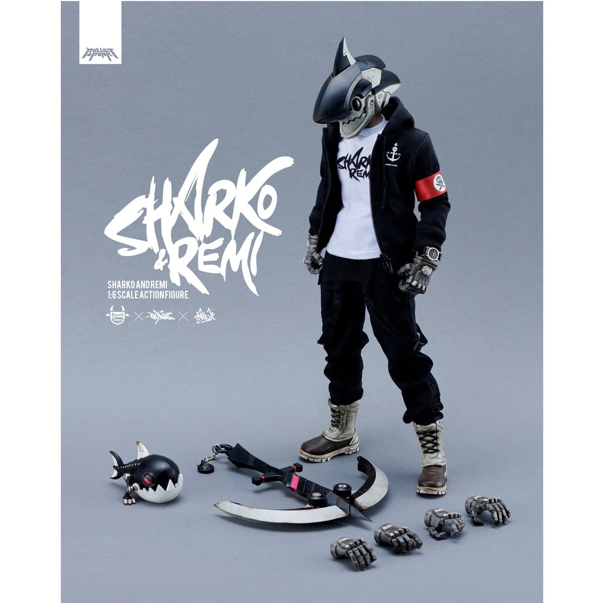 Sharko & Remi 'Fortress Black' 1/6 Scale Figure by Chk Dsk x Quiccs x Devil Toys