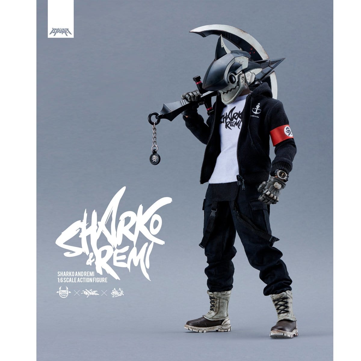 Sharko & Remi 'Fortress Black' 1/6 Scale Figure by Chk Dsk x Quiccs x Devil Toys