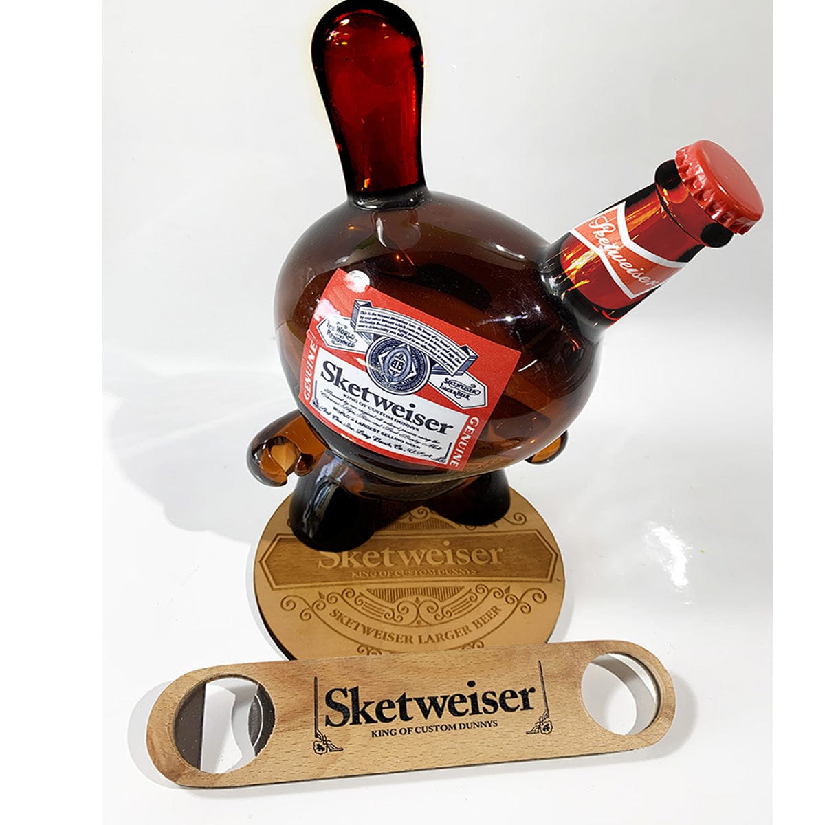 Sketweiser 8” Custom Resin Dunny by Sket-One