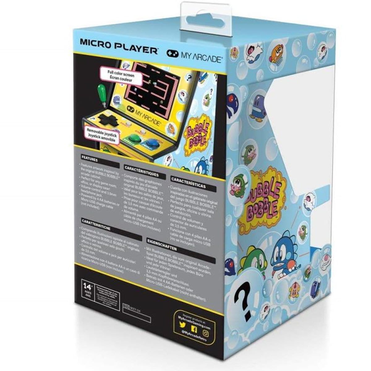 Micro player retro arcade bubble hot sale bobble