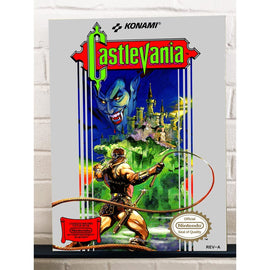 Castlevania Nintendo NES Cover Gallery Wrapped Canvas Art