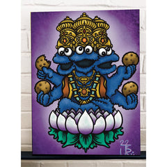 Cookie BrahMonster Canvas Art Print by JesseJFR