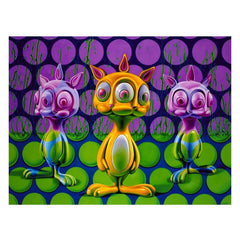 Greetings from Delusionville - Deluxe Hardcover Book by Ron English