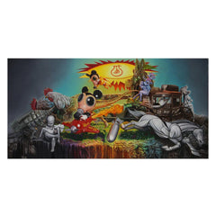 Greetings from Delusionville - Deluxe Hardcover Book by Ron English