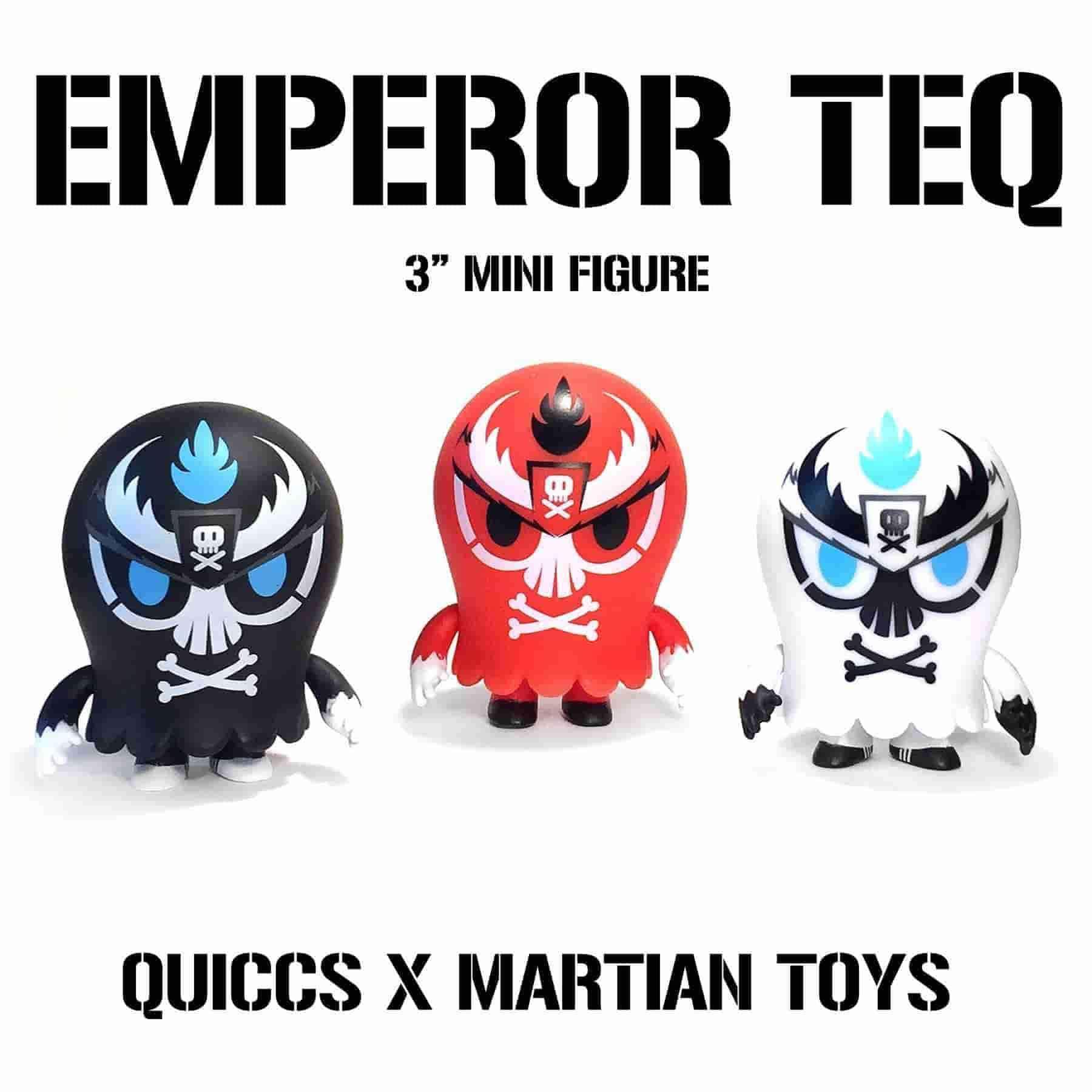 Ghost White Emperor TEQ Jaspar by Quiccs x Martian Toys