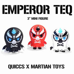 Ghost White Emperor TEQ Jaspar by Quiccs x Martian Toys