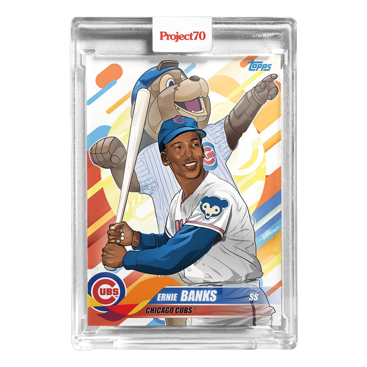 Ernie Banks by Quiccs - Topps Project 70