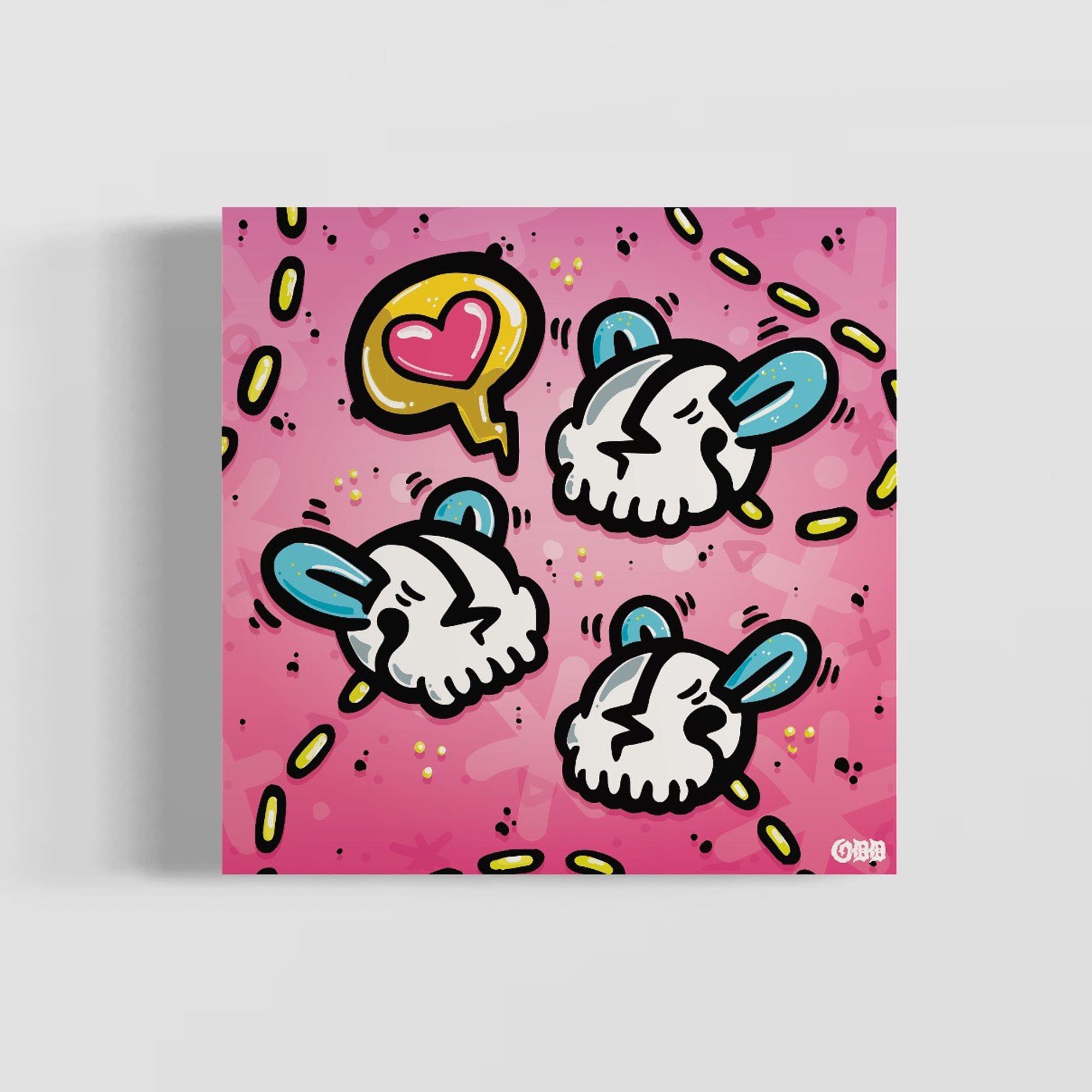 The Fooligans 'Complete Set' Limited Release 12x12 Single Canvas Prints by Oddgrass x IamRetro