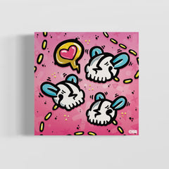 The Fooligans 'Complete Set' Limited Release 12x12 Single Canvas Prints by Oddgrass x IamRetro