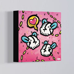 The Fooligans 'Complete Set' Limited Release 12x12 Single Canvas Prints by Oddgrass x IamRetro