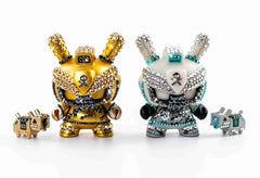 Crystal Grey Baby TEQ 63 Dunny by Quiccs Embellished with crystals from Swarovski®