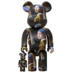 Johannes Vermeer 400% + 100% Bearbrick Combo by Medicom