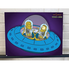 Kang & Kodos Simpsons Treehouse of Horror Canvas Wall Art 12x16