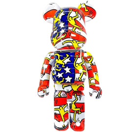Keith Haring #7 USA Flag 1000% Bearbrick by Medicom Toys
