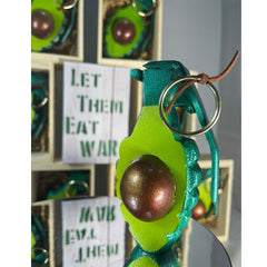 Let Them Eat War!! Avocado Grenade Resin Sculpture by JesseJFR