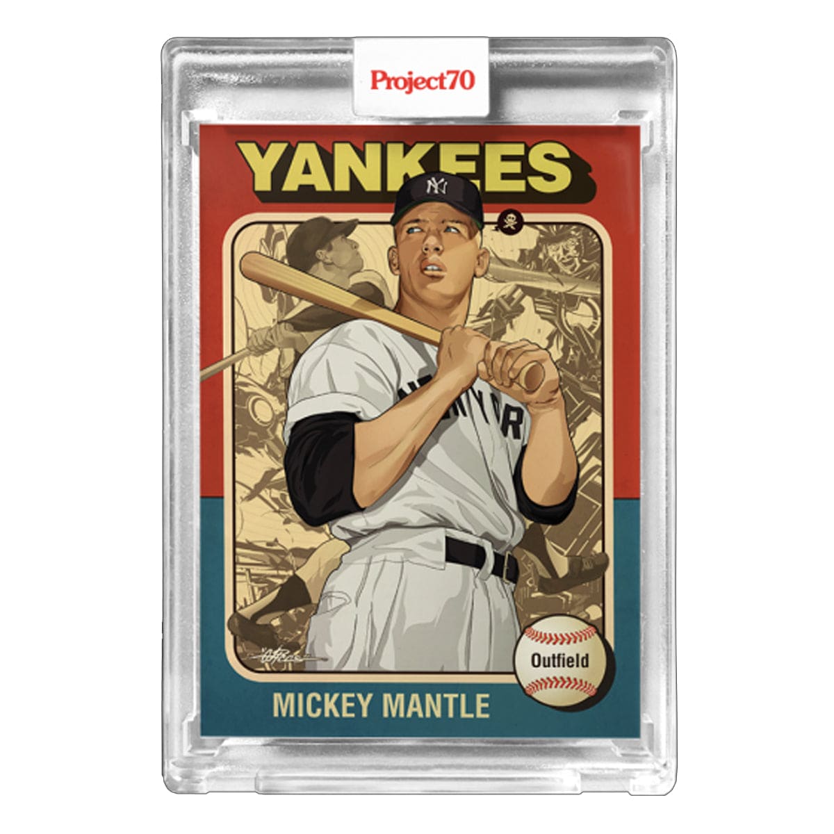 Mickey Mantle by Quiccs - Topps Project 70