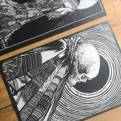 'Monk' Signed Lithograph Print by Godmachine