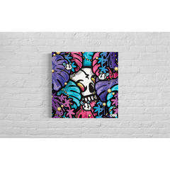 'The Monstera Within' 24x24 Gallery Wrapped Canvas Print by Oddgrass