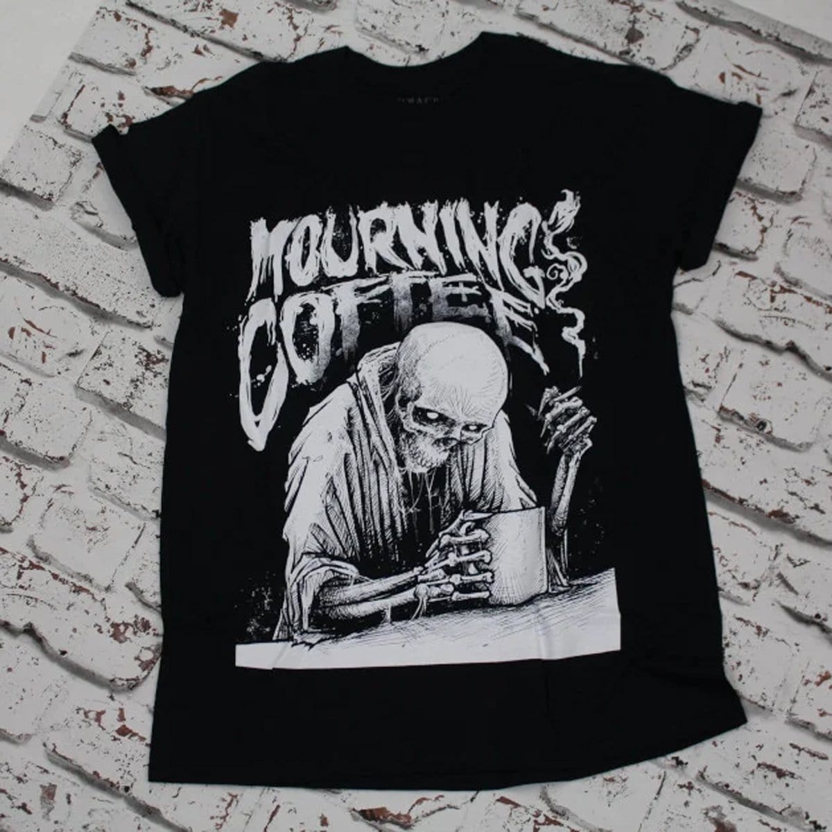 Mourning Coffee T-Shirt by Godmachine